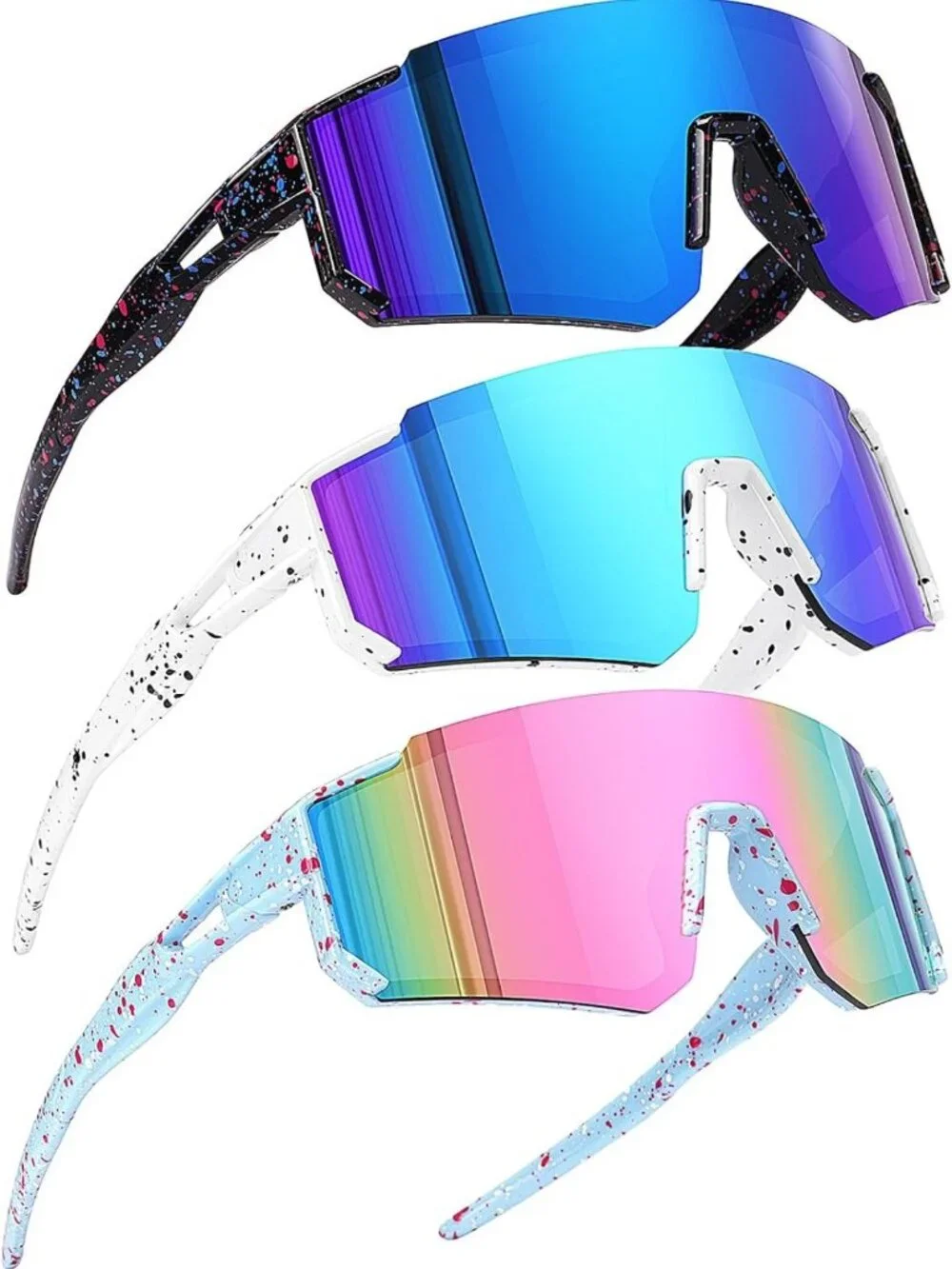 Youth Sports Sunglasses for Kids - UV400 Baseball, Softball & Cycling Glasses